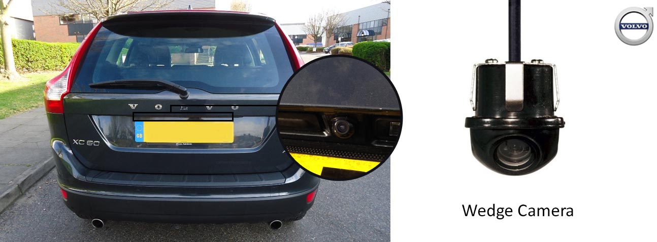 XC60 reversing rear view wedge camera